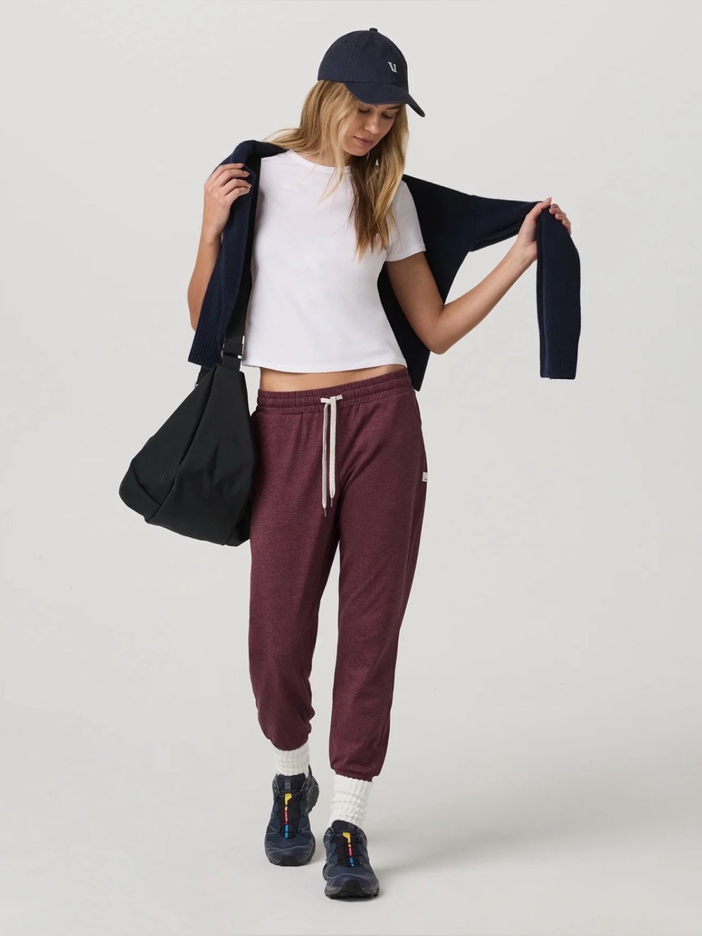 Vuori Performance Jogger Women’s Sz L Fig Heather